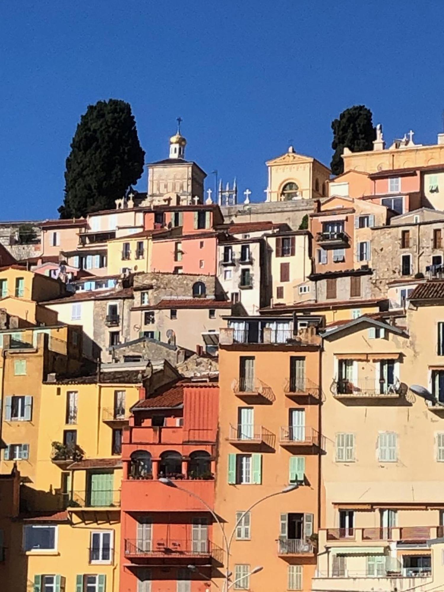 Welcome In The Cozy Blue Nest Pedestrian Menton Exteriér fotografie